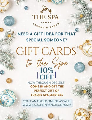 Spa Gift Cards - Laughlin Ranch 2025
