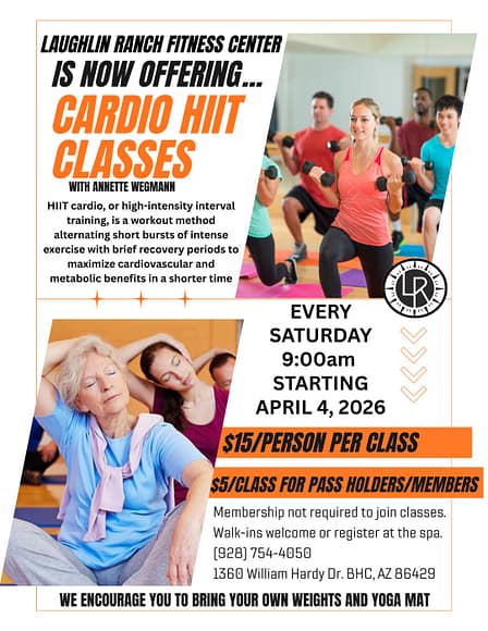 Laughlin Ranch Cardio HIIT Classes 2026
