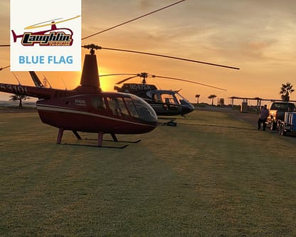 Laughlin Helicopter Charters - Blue Flag