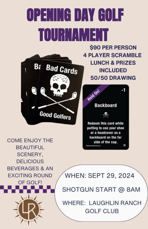 Opening Day Golf Tournament