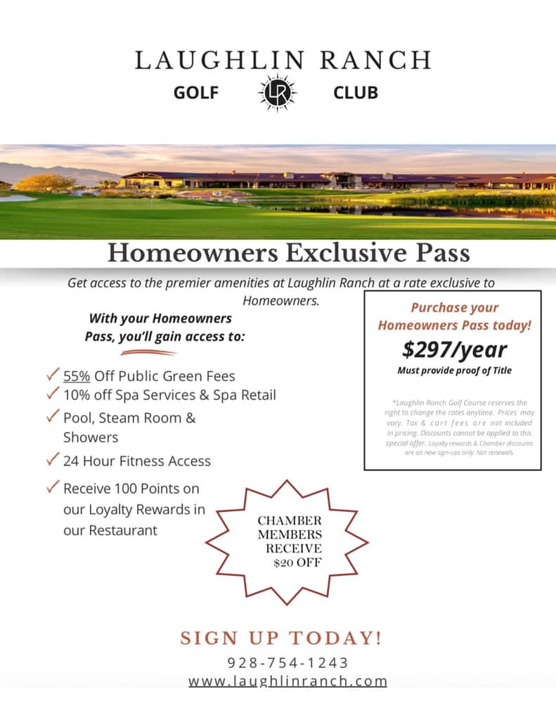 Golf Passes at Laughlin Ranch