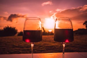 Wine sunset 2